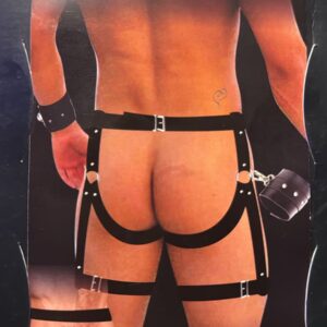 0782 - HARNESS MACHO C/ ALGEMAS RUTHLESS JACK STRAP