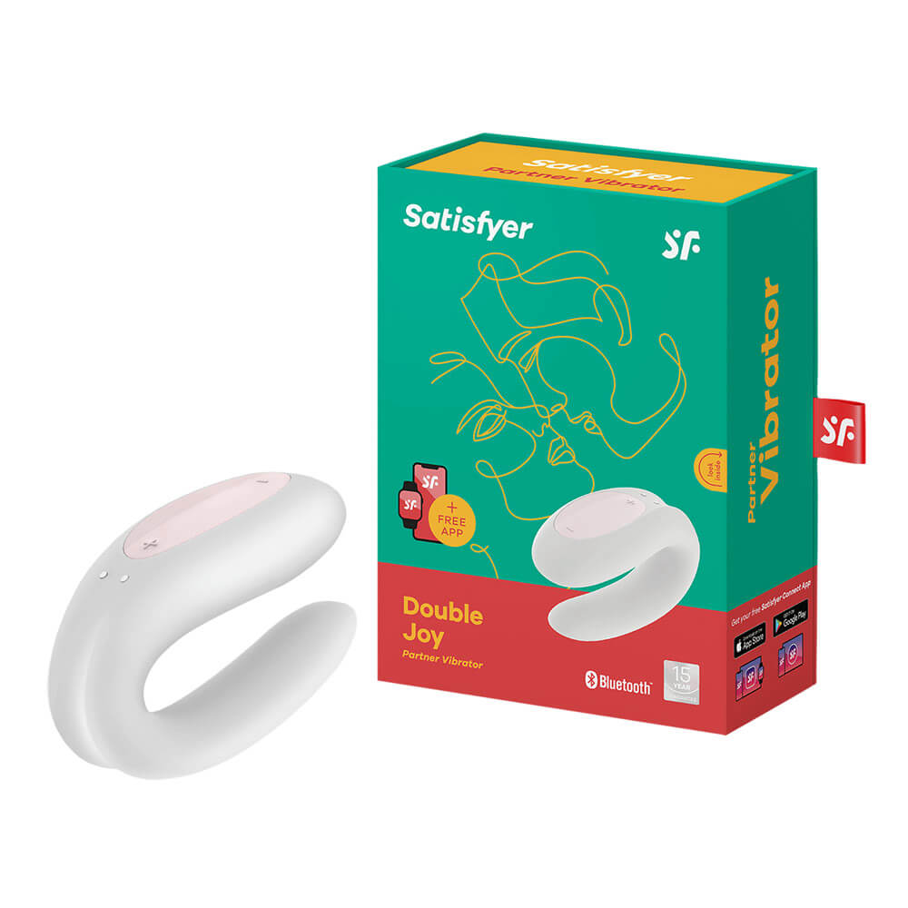 SATISFYER DOUBLE JOY BRANCO